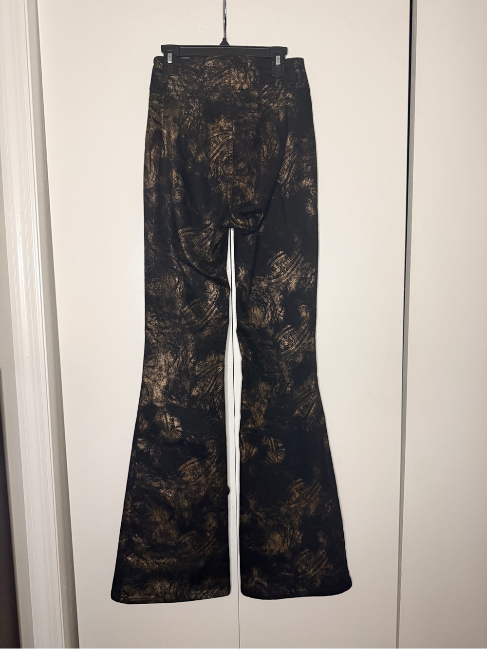 We The Free Jayde Paisley Metallic Flare Jeans - Picture 5 of 5